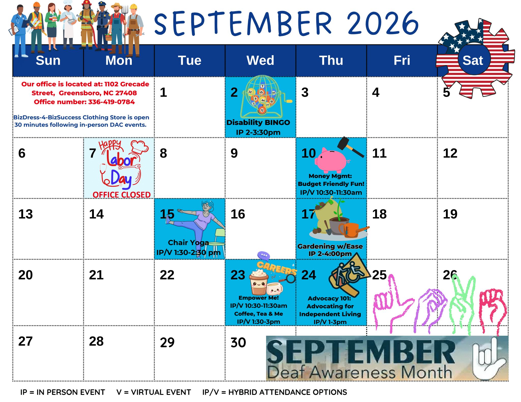 Septemner Calendar